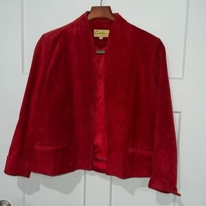 Rare Vintage Carla Suede Jacket Sz 10